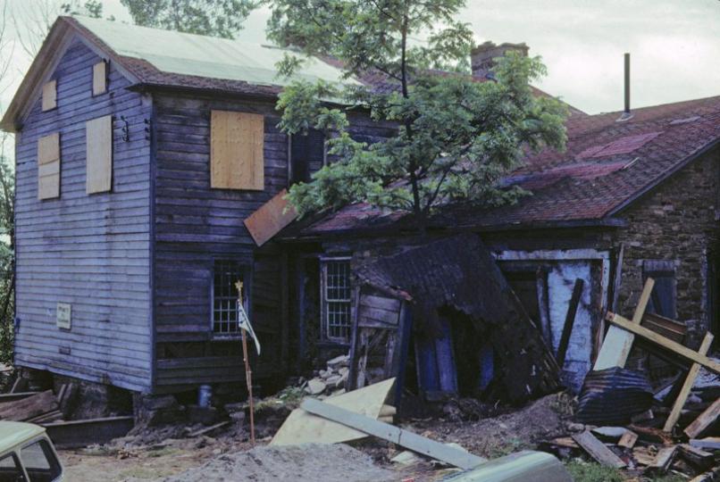 Cherry Hill House before dismantling